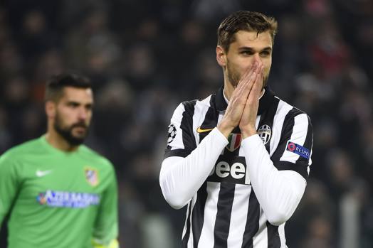 Llorente si dispera per un'occasione mancata. Afp